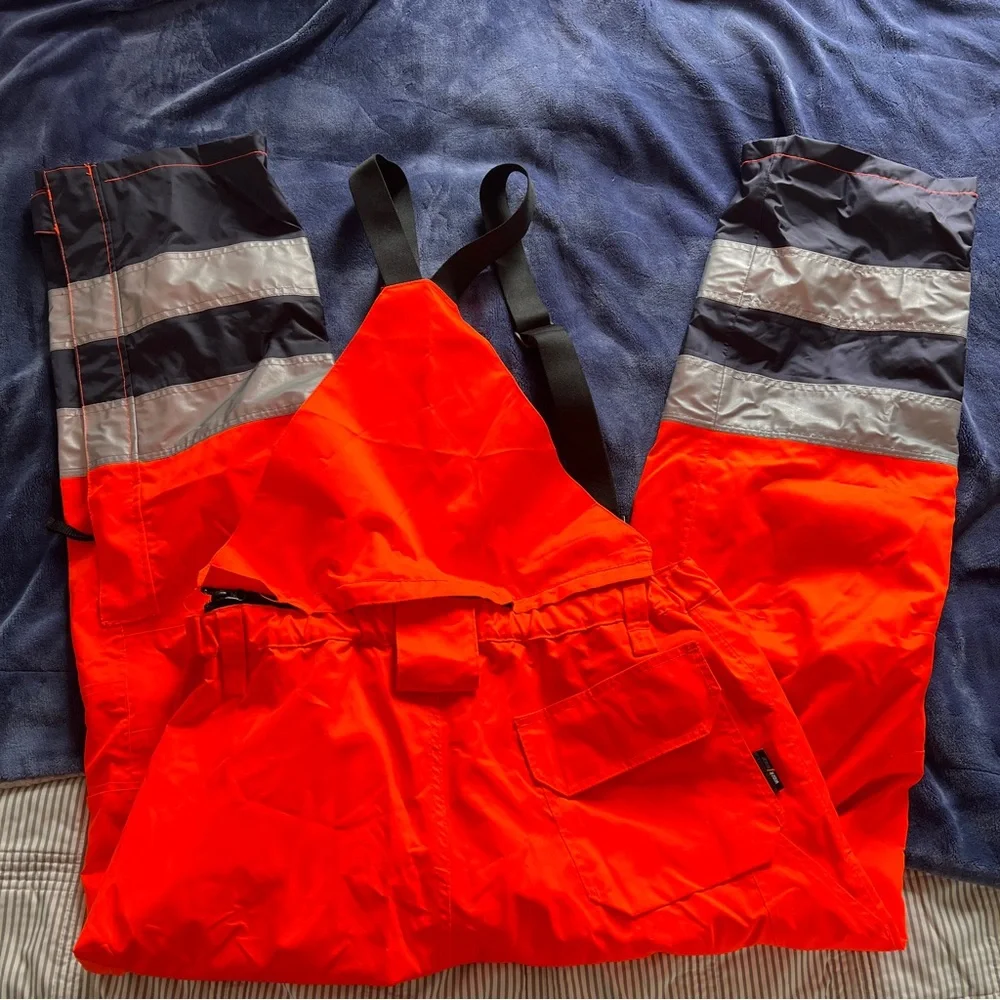 NWT Helly Hansen Workwear Potsdam HiVis Waterproof Bib Pants XL
